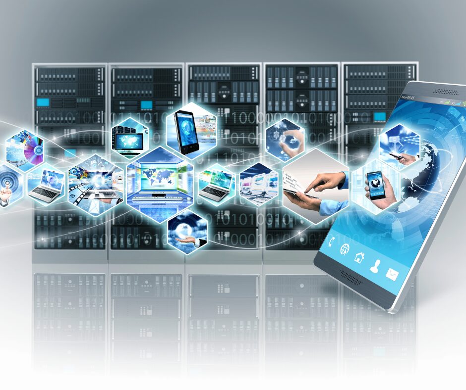 znázornění různých informačních technologií